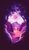 📱綺麗な紫の風景・自然 Xperia 5 IV 壁紙・待ち受け