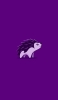 📱紫のハリネズミ イラスト Google Pixel 6a 壁紙・待ち受け