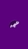 📱紫のハリネズミ イラスト iPhone 14 Plus 壁紙・待ち受け
