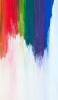 📱虹色のペンキで塗られた壁 Google Pixel 6a 壁紙・待ち受け