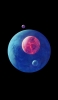 📱赤・青・紫の惑星 Google Pixel 6a 壁紙・待ち受け