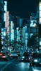 📱新宿 夜の街並み Google Pixel 7 Pro 壁紙・待ち受け