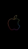 📱虹色のアップルのロゴマーク Xperia 5 IV 壁紙・待ち受け