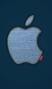 📱青いジーンズ 林檎のマーク Apple ステッチ Xperia 5 IV 壁紙・待ち受け
