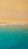 📱上から見下ろした綺麗なビーチ Xperia 5 IV 壁紙・待ち受け
