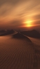 📱夕日 綺麗なゴビ砂漠 Xperia 5 IV 壁紙・待ち受け