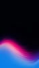 📱黒の背景 ピンク・水色のグラデーション iPhone 14 Pro 壁紙・待ち受け