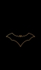 📱金色のバットマンのロゴ AQUOS wish2 壁紙・待ち受け