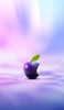 📱紫のグラデーションの背景 紫の林檎 Xperia 5 IV 壁紙・待ち受け