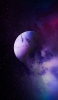 📱紫の惑星 星空 宇宙 iPhone 14 Pro Max 壁紙・待ち受け