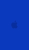 📱ビビッド・ブルー アップルのロゴ Galaxy A53 5G 壁紙・待ち受け