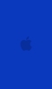 📱ビビッド・ブルー アップルのロゴ Xperia 5 IV 壁紙・待ち受け