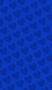 📱ビビッド・ブルー ハートのロゴ iPhone 14 Pro Max 壁紙・待ち受け