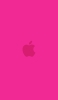 📱ビビッド・ピンク アップルのロゴ Google Pixel 6a 壁紙・待ち受け