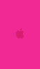 📱ビビッド・ピンク アップルのロゴ iPhone 14 Pro 壁紙・待ち受け
