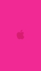 📱ビビッド・ピンク アップルのロゴ iPhone 14 Plus 壁紙・待ち受け