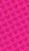 📱ビビッド・ピンク ハートのロゴ iPhone 14 Pro 壁紙・待ち受け