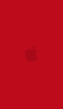 📱ビビッド・レッド アップルのロゴ iPhone 14 Pro 壁紙・待ち受け