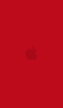 📱ビビッド・レッド アップルのロゴ iPhone 14 Pro Max 壁紙・待ち受け