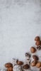 📱冬の木の実 星形 壁面 Google Pixel 7 Pro 壁紙・待ち受け