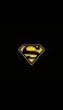 📱黄色いスーパーマンのロゴ シンプル Google Pixel 6a 壁紙・待ち受け