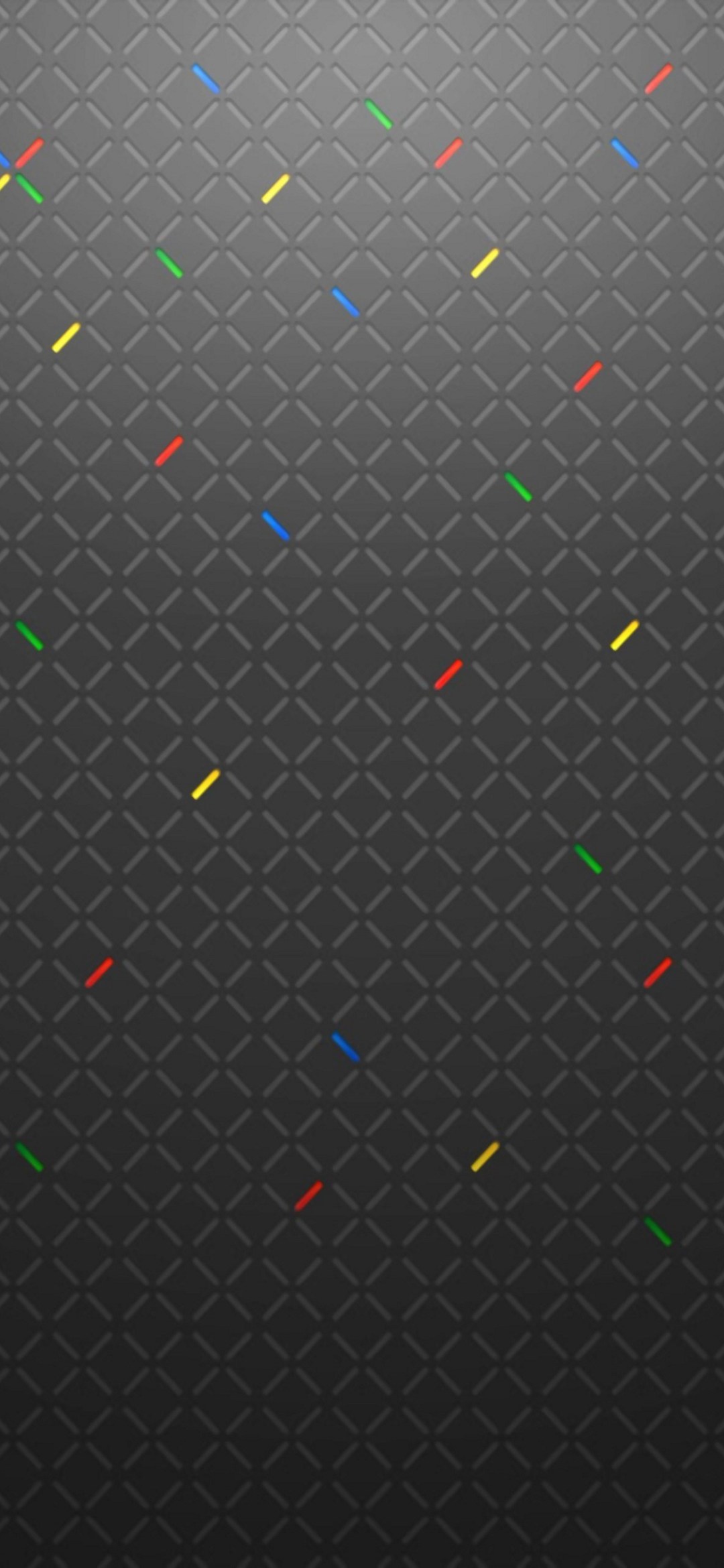 黒のグラデーション 赤 黄 緑 青のワンポイント Google Pixel 5 Android 壁紙 待ち受け スマラン