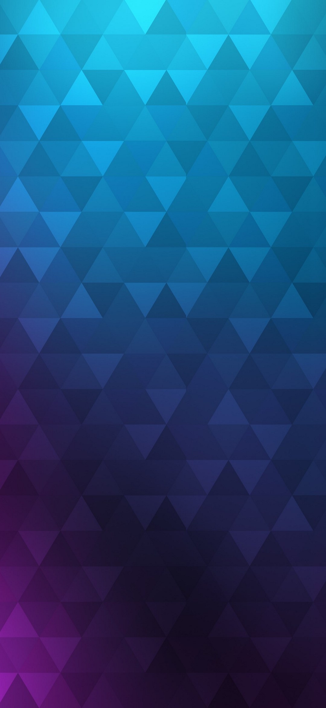 小さい三角形 グラデーション 紫 青 緑 Google Pixel 4a Android 壁紙 待ち受け スマラン