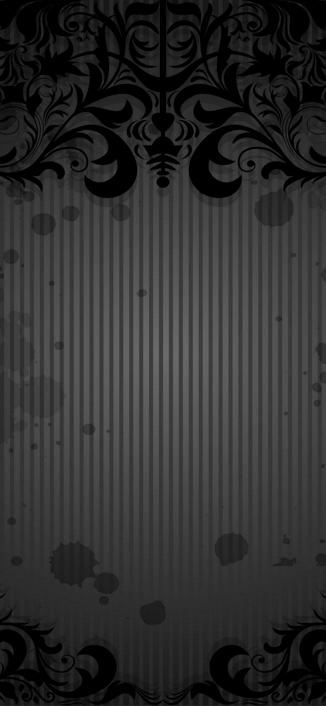 黒の飾り モノクロ Google Pixel 4a Android 壁紙 待ち受け スマラン