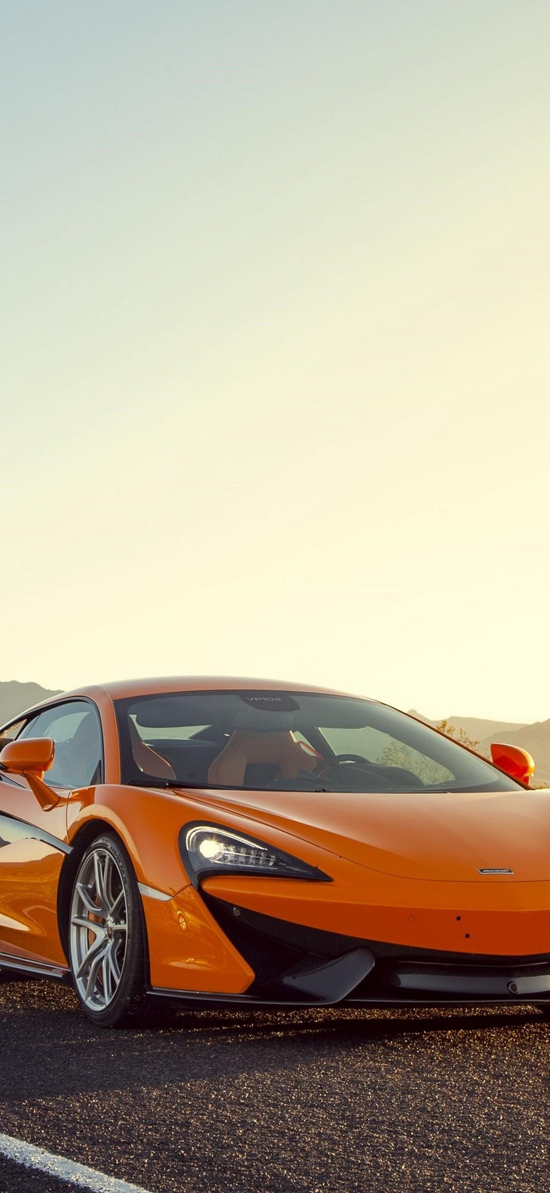 Cool Orange Sports Car Oppo Reno A Android スマホ壁紙 待ち受け スマラン