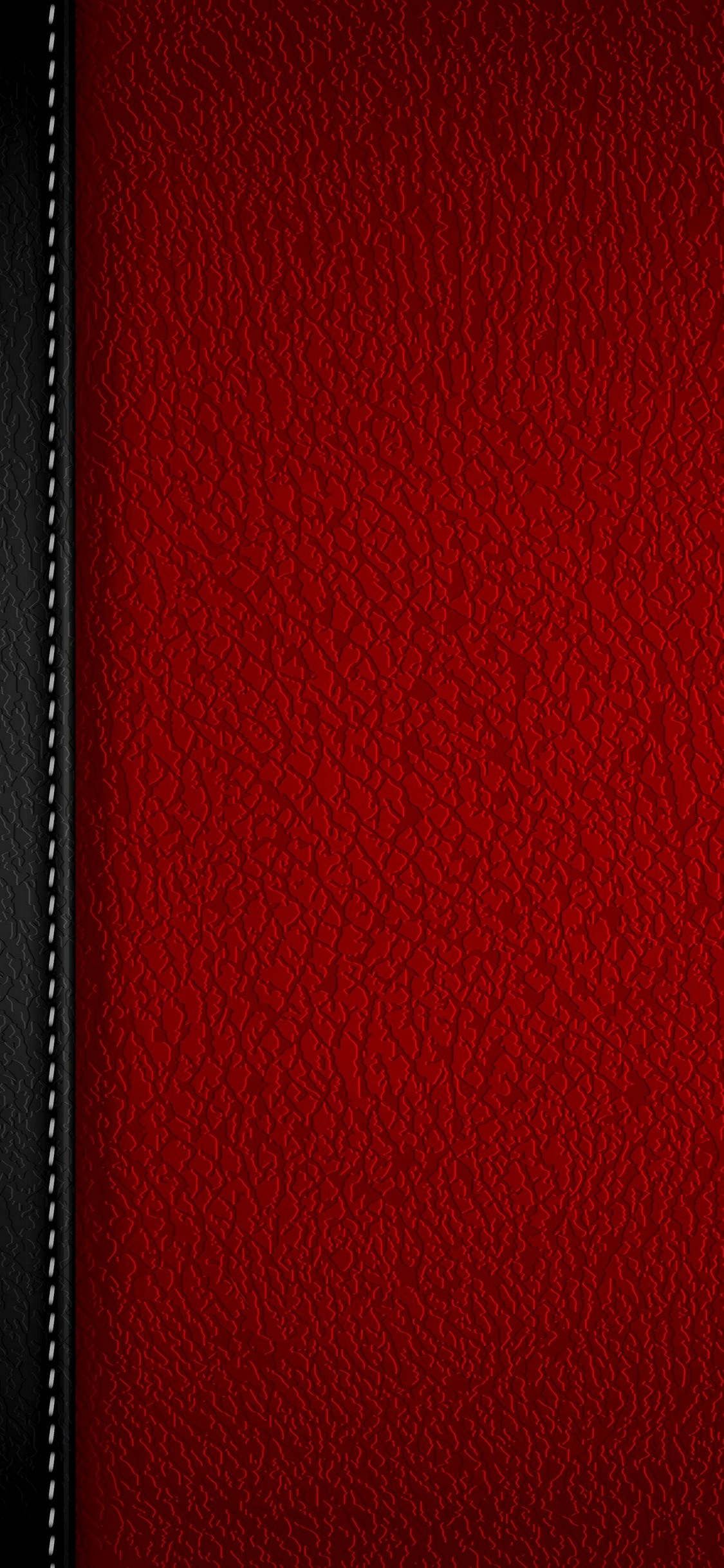赤と黒のレザー調のテクスチャー Iphone 11 Pro スマホ壁紙 待ち受け スマラン