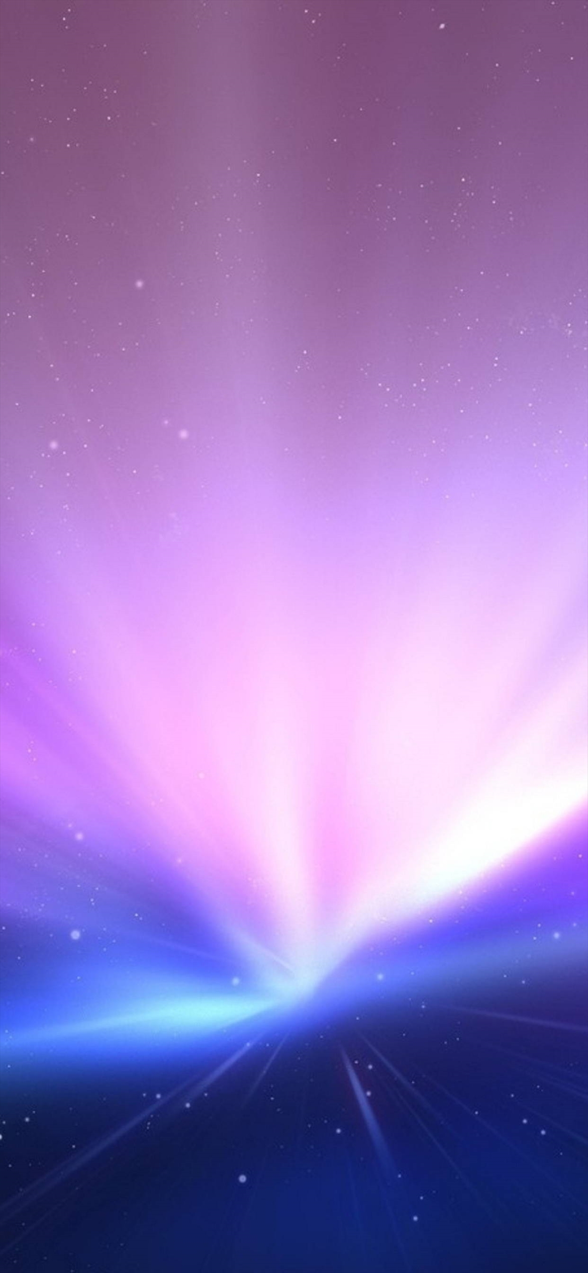 光輝く紫のオーロラ Iphone 12 Pro スマホ壁紙 待ち受け スマラン