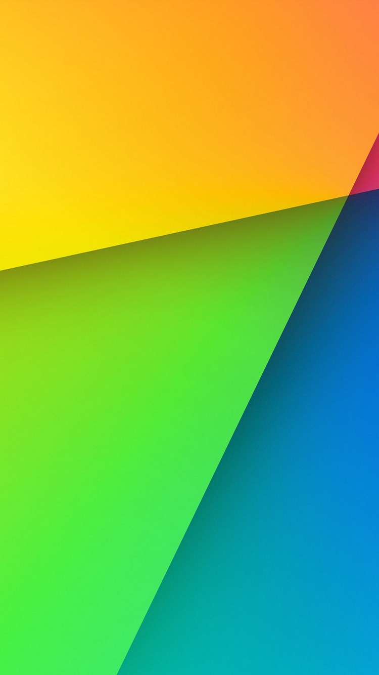 明るい4色カラーのグラデーション Iphone Se 第2世代 壁紙 待ち受け Sumaran
