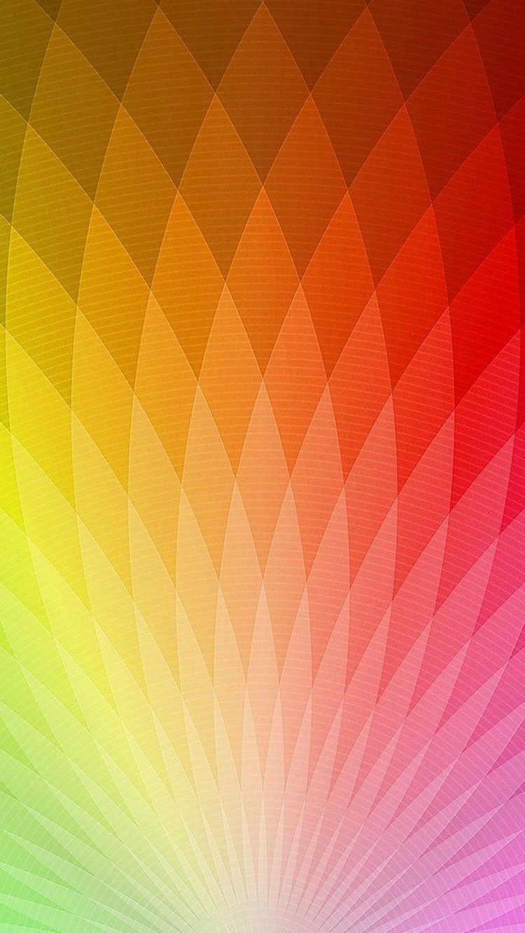 鮮やか 暖色系のグラデーション Iphone 7 スマホ壁紙 待ち受け スマラン