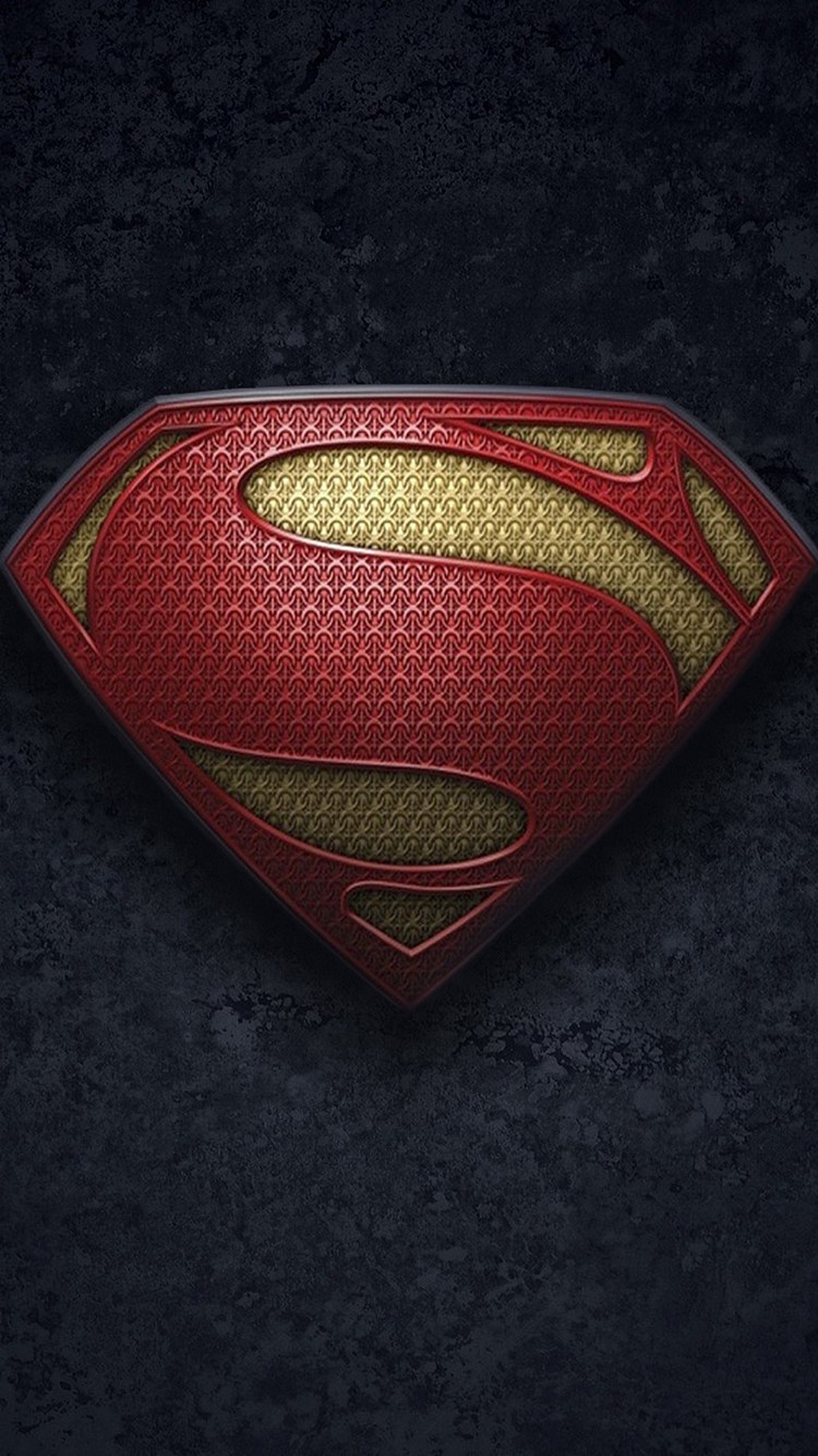 スーパーマン 金属のロゴ Iphone 6 スマホ壁紙 待ち受け スマラン