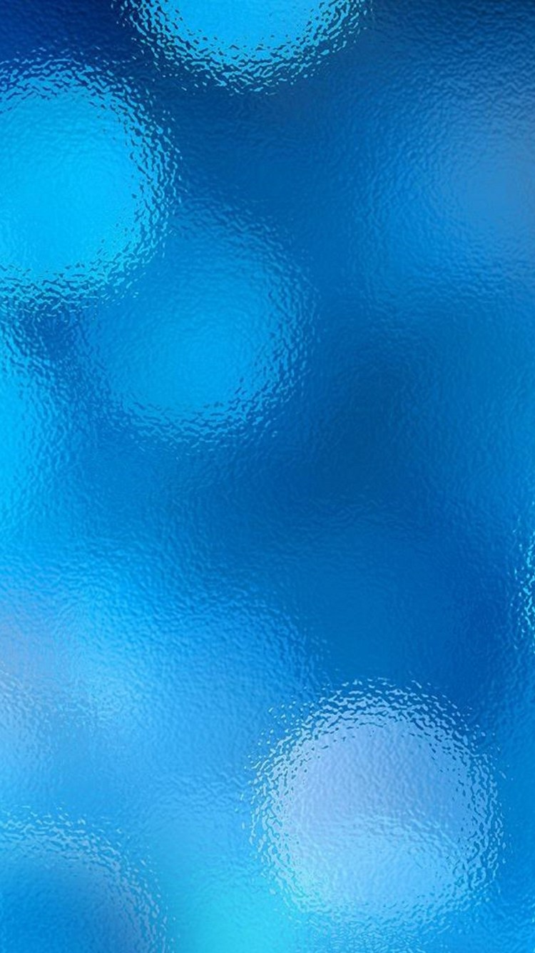 向こうが透けて見えている半透明の青いガラス Iphone Se 第2世代 スマホ壁紙 待ち受け スマラン