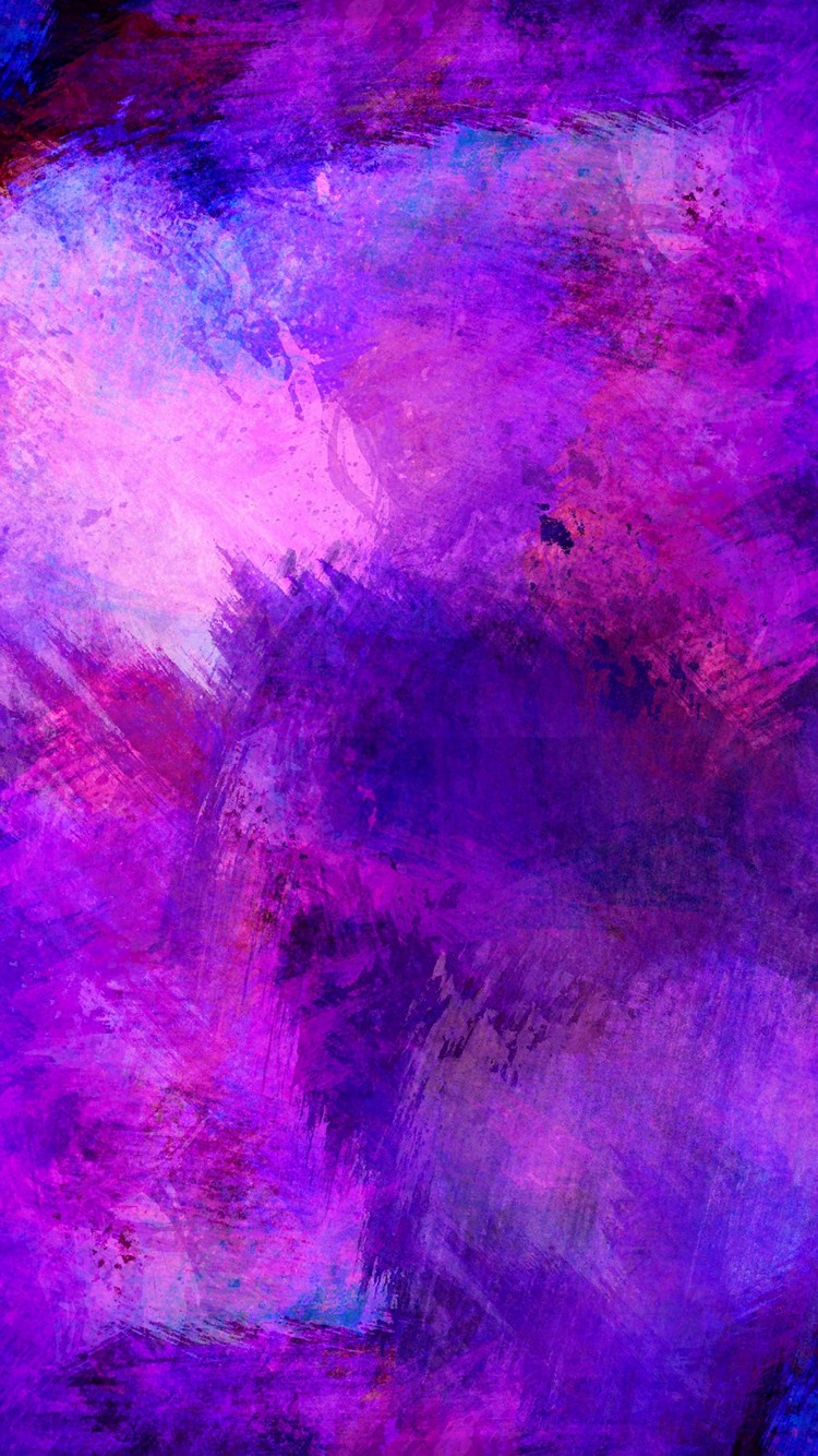 紫の絵の具で塗ったような背景 Iphone 6 壁紙 待ち受け スマラン