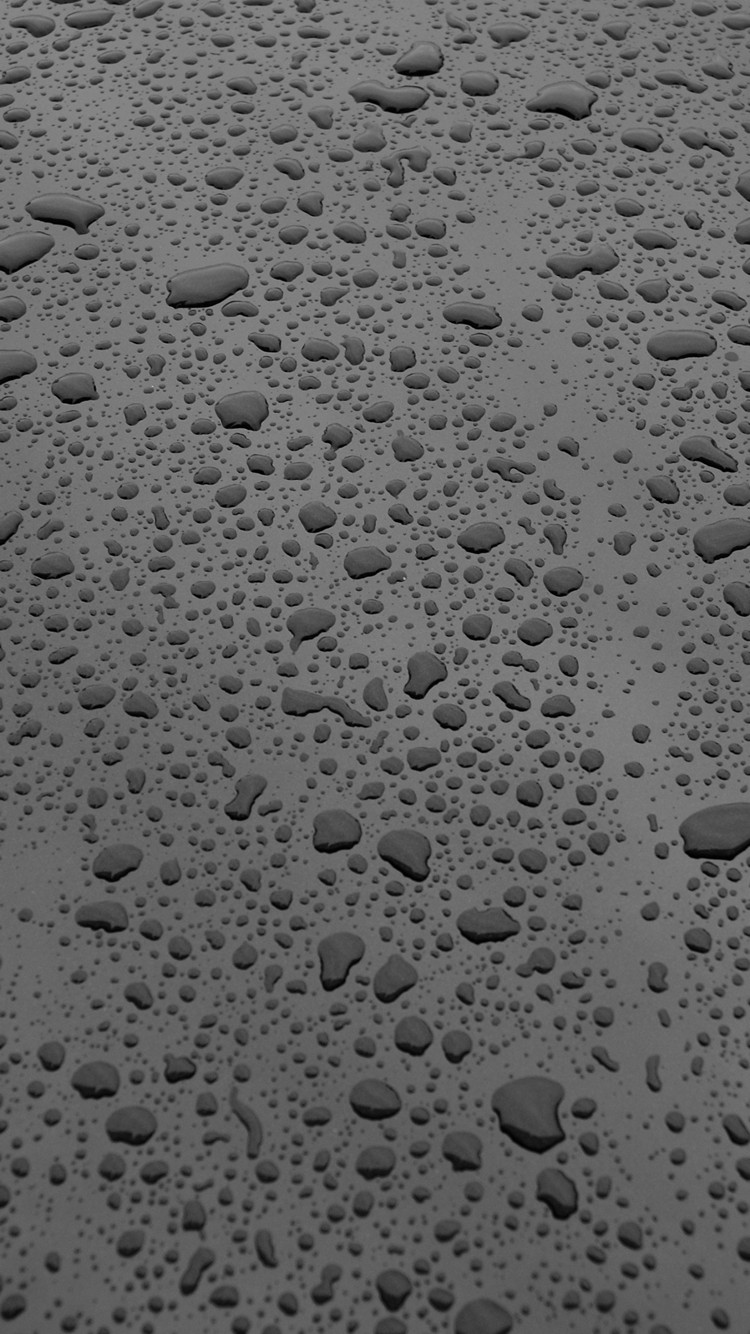モノクロ 雨の水滴がついたガラス Iphone 7 スマホ壁紙 待ち受け スマラン