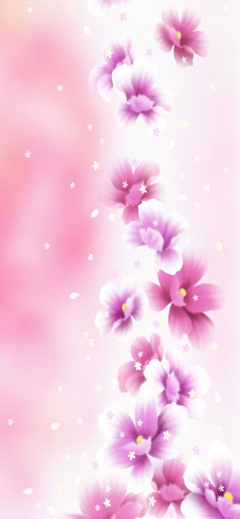 可愛いピンクの花 Iphone 11 スマホ壁紙 待ち受け スマラン