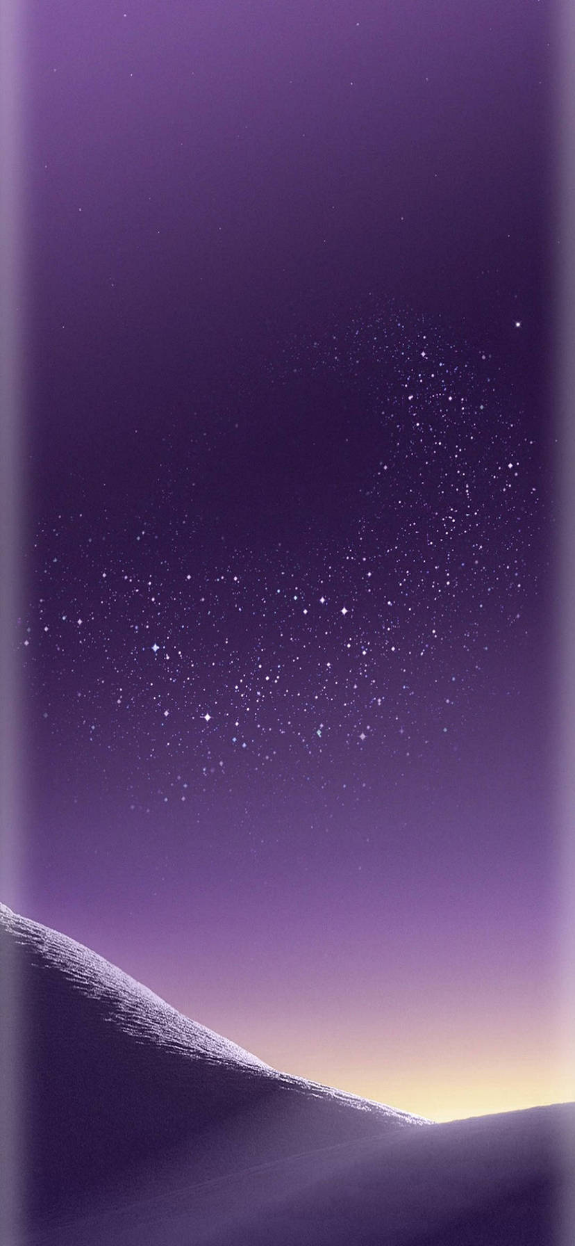紫の雪山と星 Iphone 11 壁紙 待ち受け スマラン