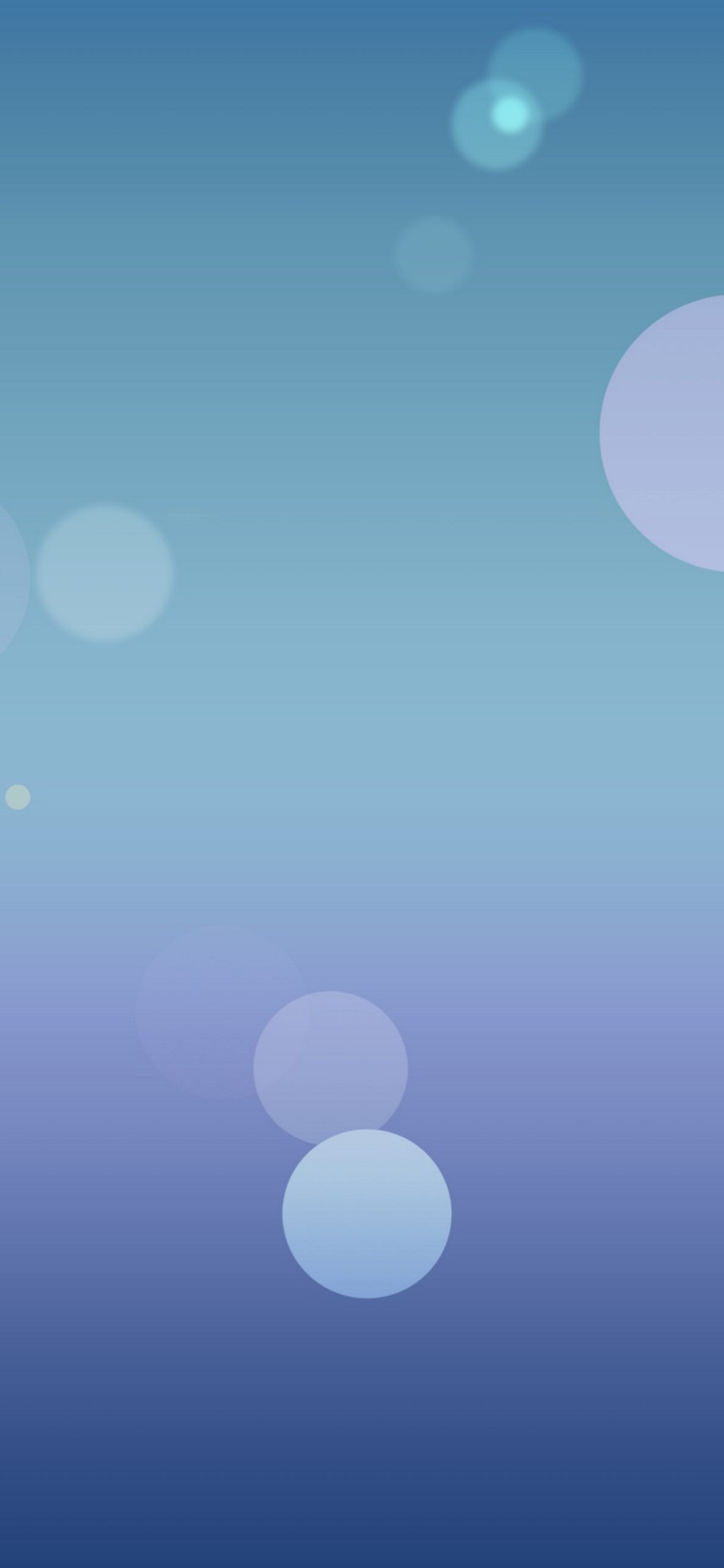 淡い青のグラデーション 楕円 Redmi Note 9t Androidスマホ壁紙 待ち受け スマラン