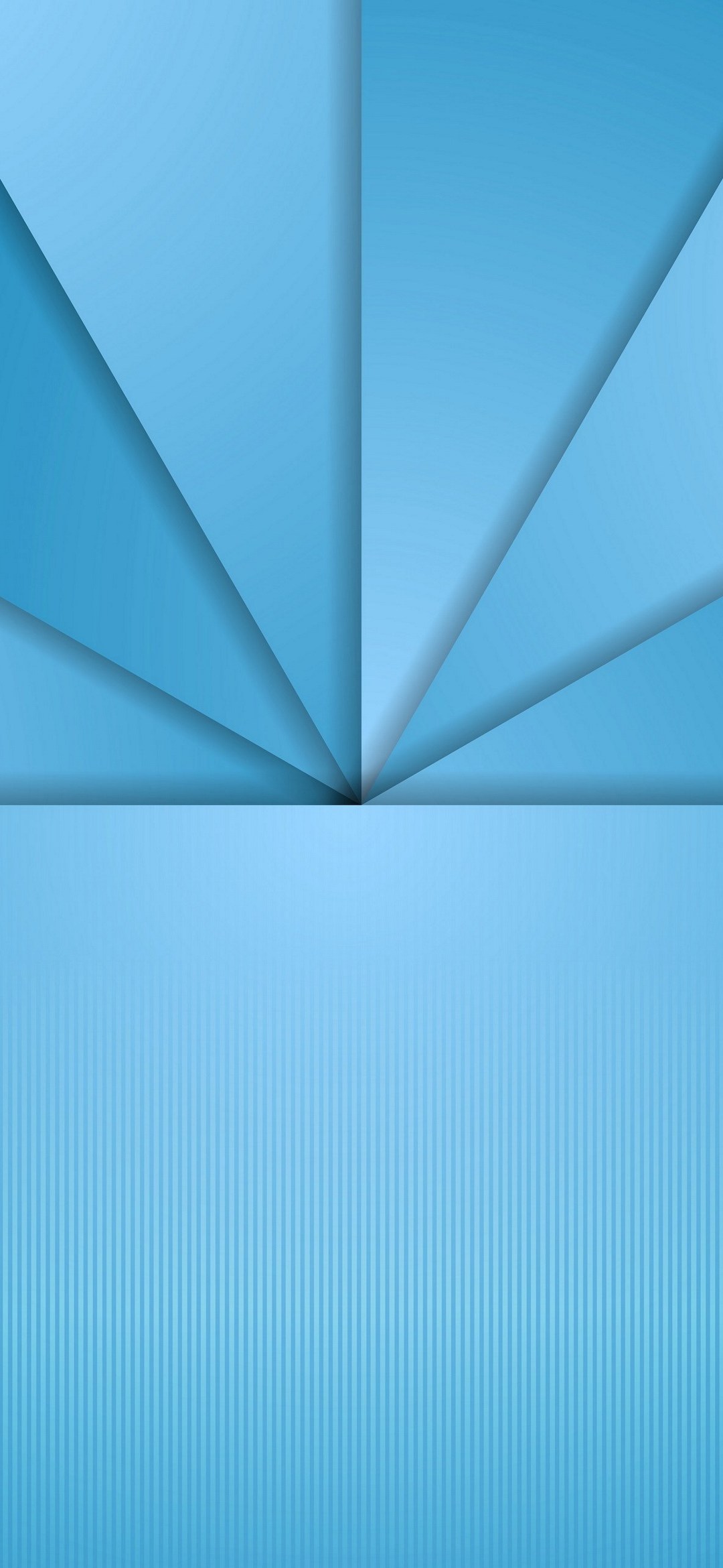 青のグラデーション 放射状 Redmi Note 9t Androidスマホ壁紙 待ち受け スマラン