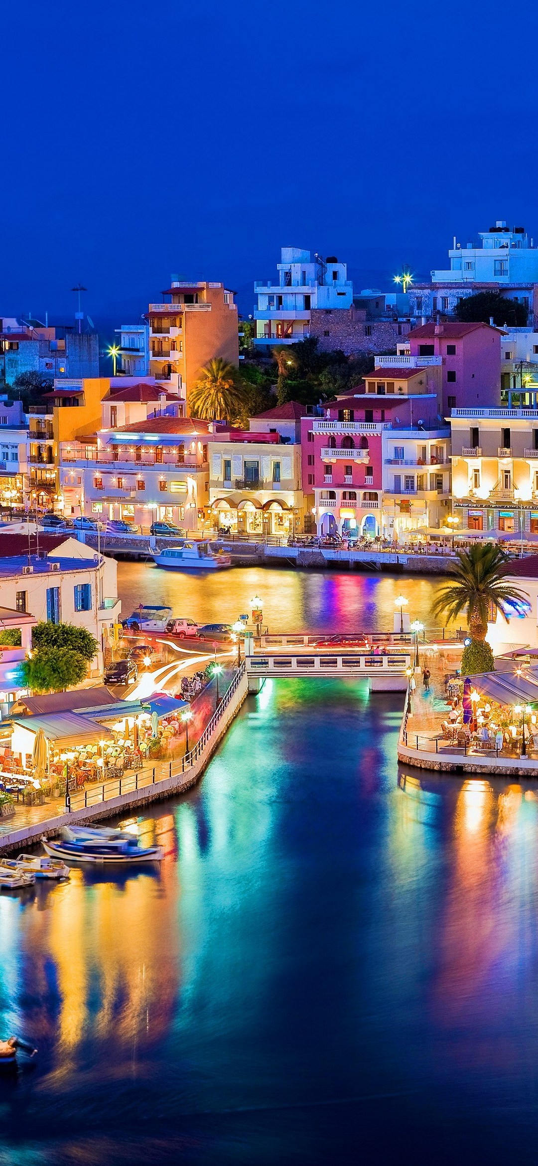 ギリシャ 海沿いの街 Redmi Note 9t Androidスマホ壁紙 待ち受け スマラン