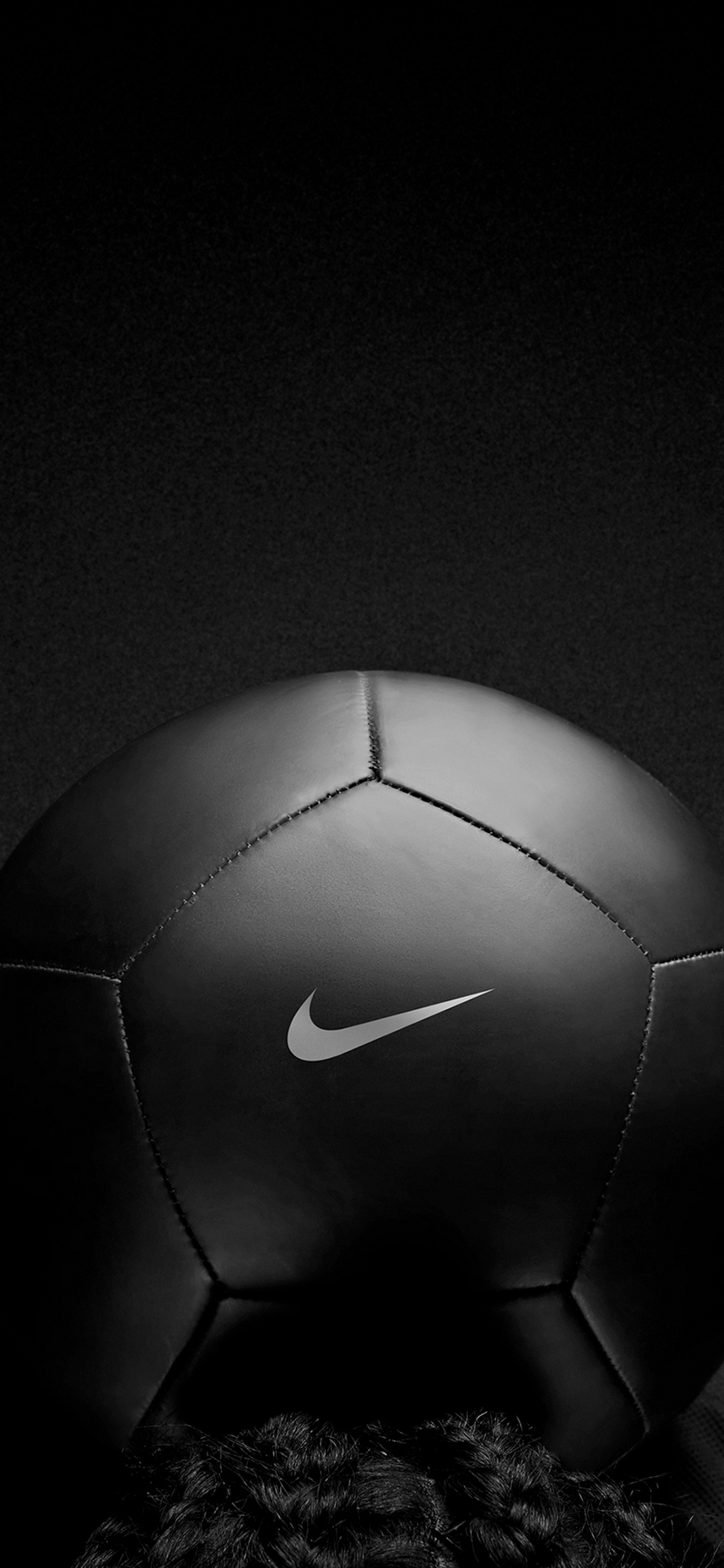 黒 Nike サッカーボール Redmi Note 9t Androidスマホ壁紙 待ち受け スマラン