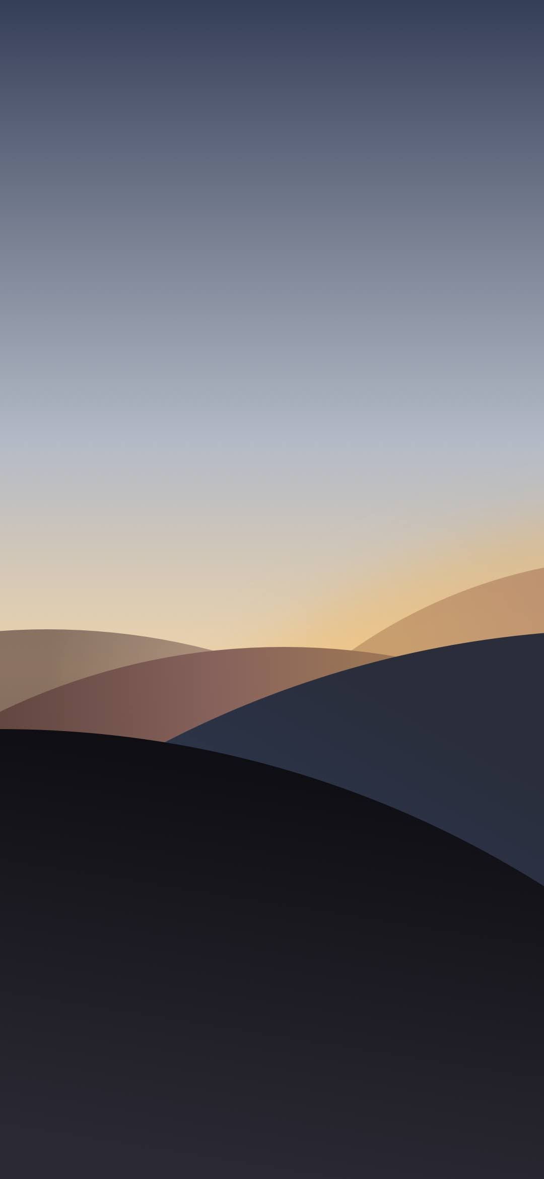 シンプルな山の絵 アート Zenfone 6 Android スマホ壁紙 待ち受け スマラン