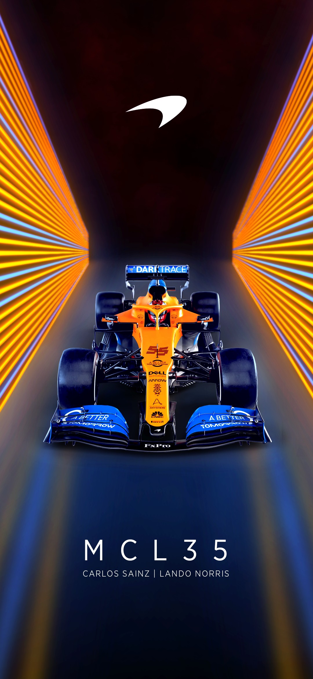 F1 マクラーレン Mcl35 Google Pixel 5 Androidスマホ壁紙 待ち受け スマラン