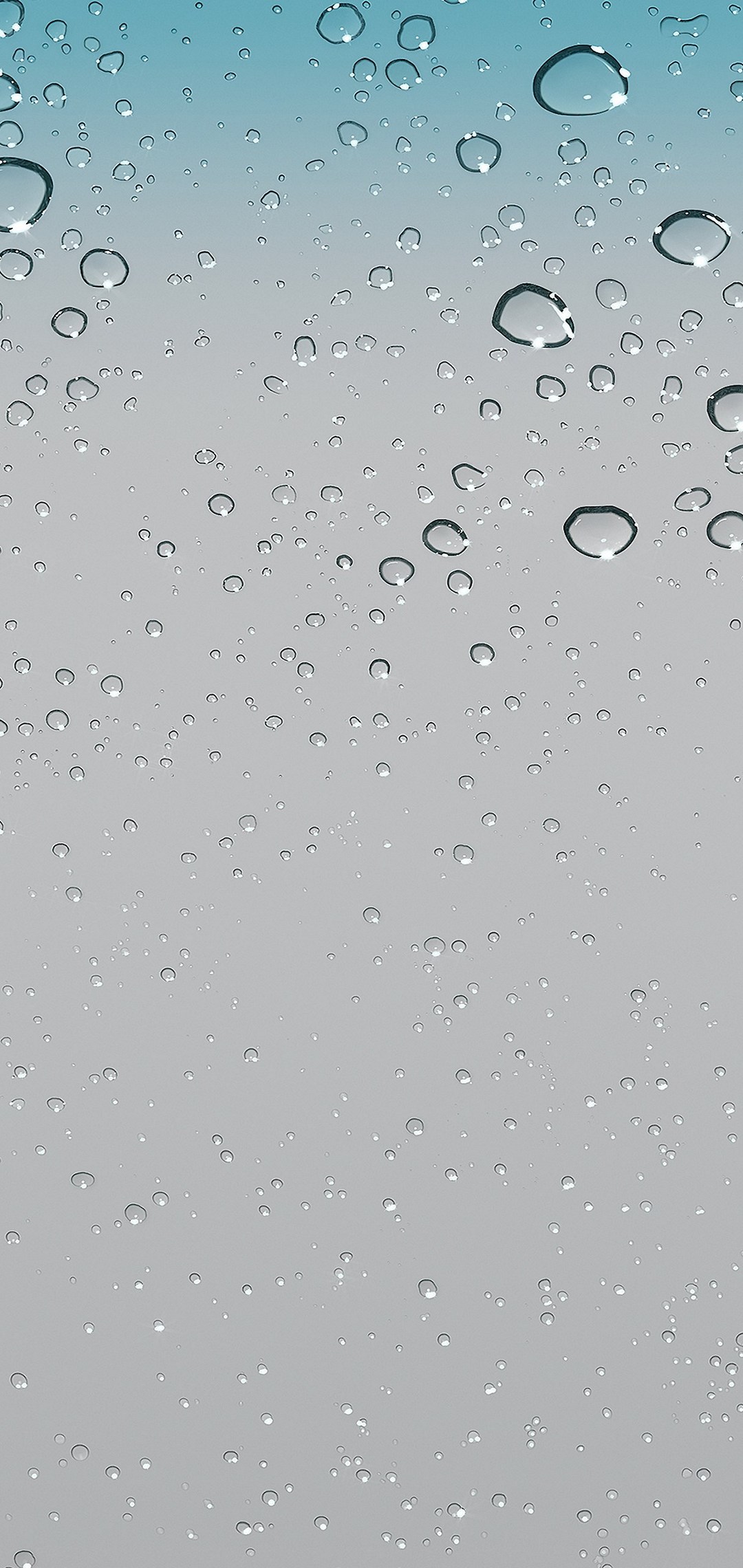 水色 灰色の水滴のついたガラス面 Zenfone Max Pro M2 Androidスマホ壁紙 待ち受け スマラン