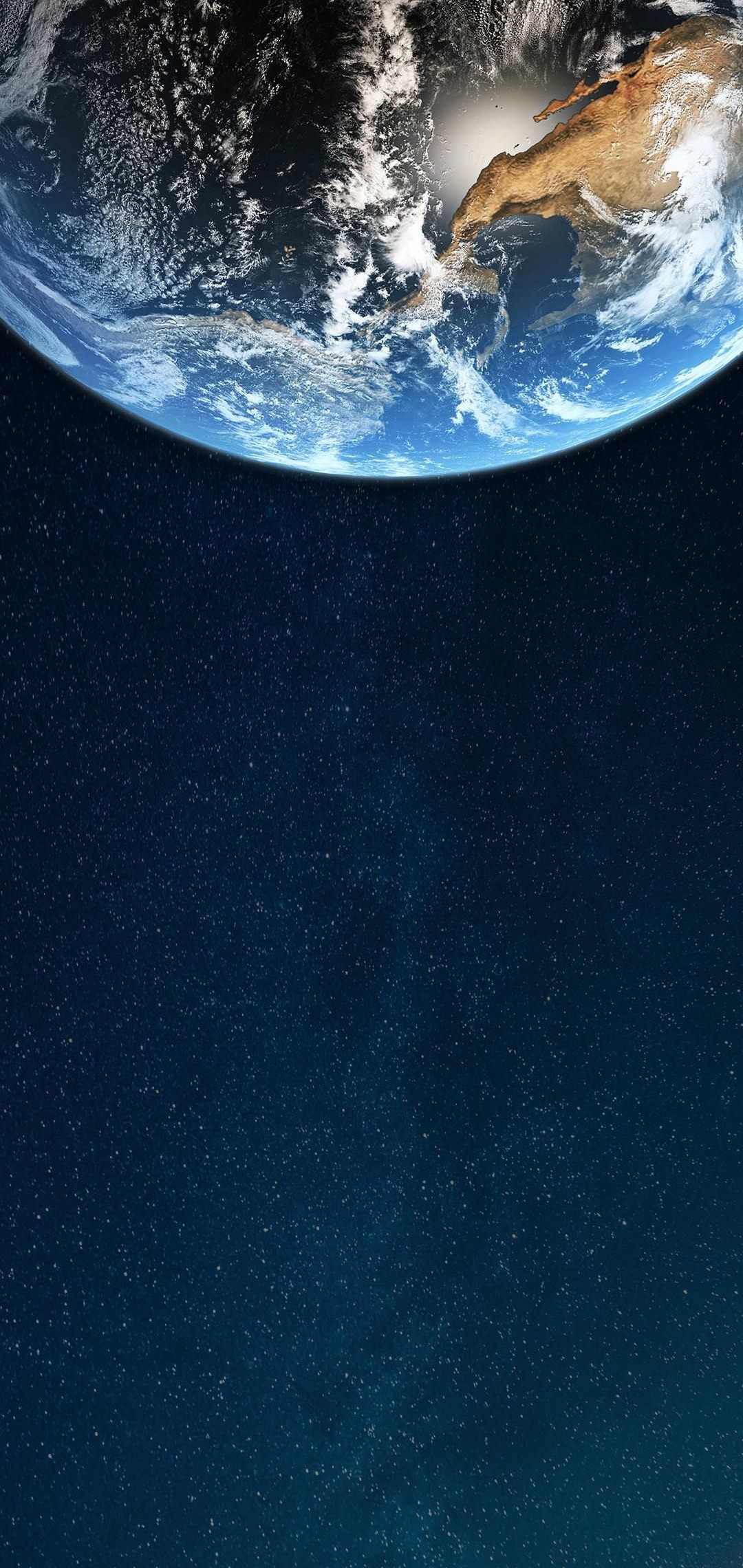 綺麗な地球と星空 Oppo R15 Pro Androidスマホ壁紙 待ち受け スマラン