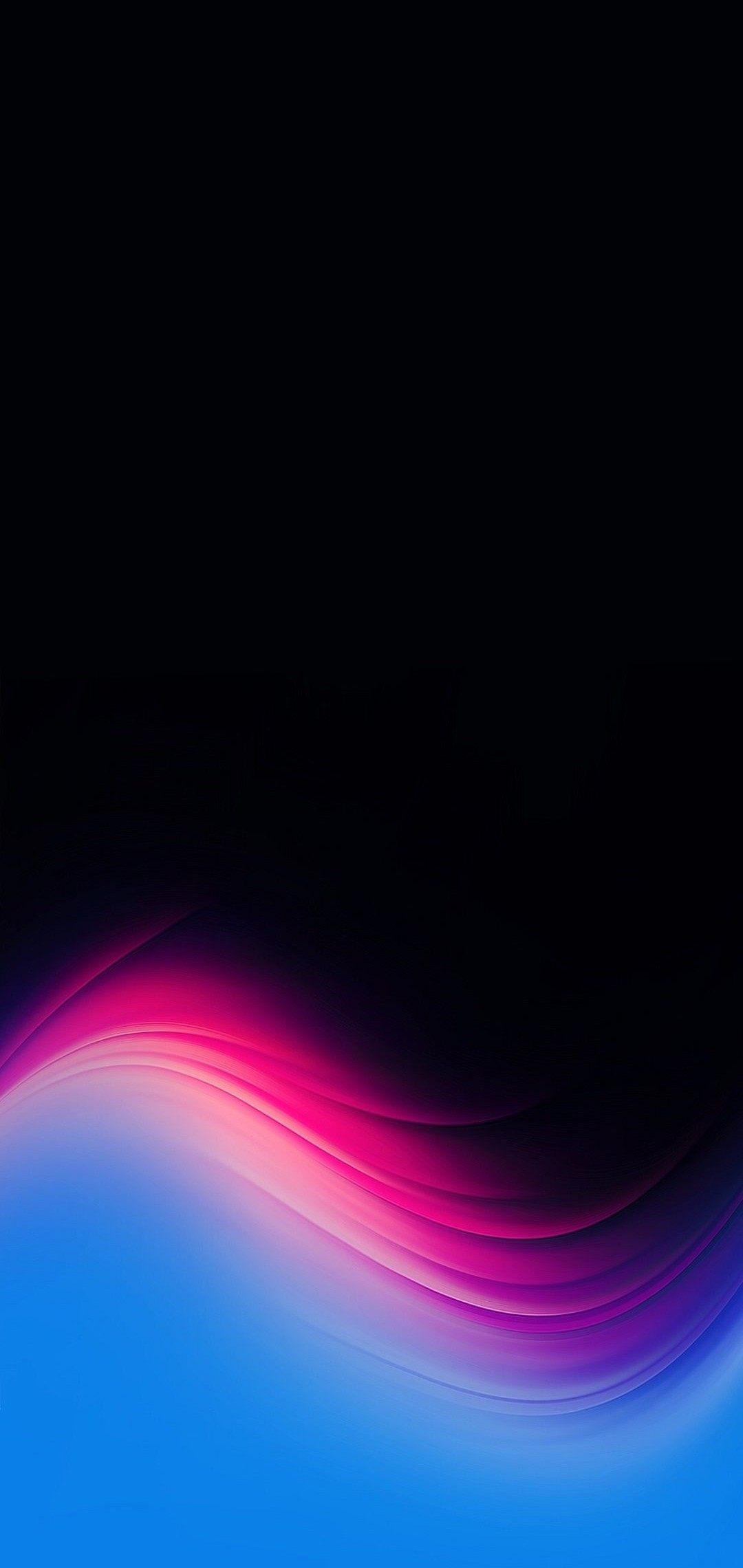 水色 ピンクの綺麗なテクスチャー 黒地 Zenfone Max Pro M2 Androidスマホ壁紙 待ち受け スマラン