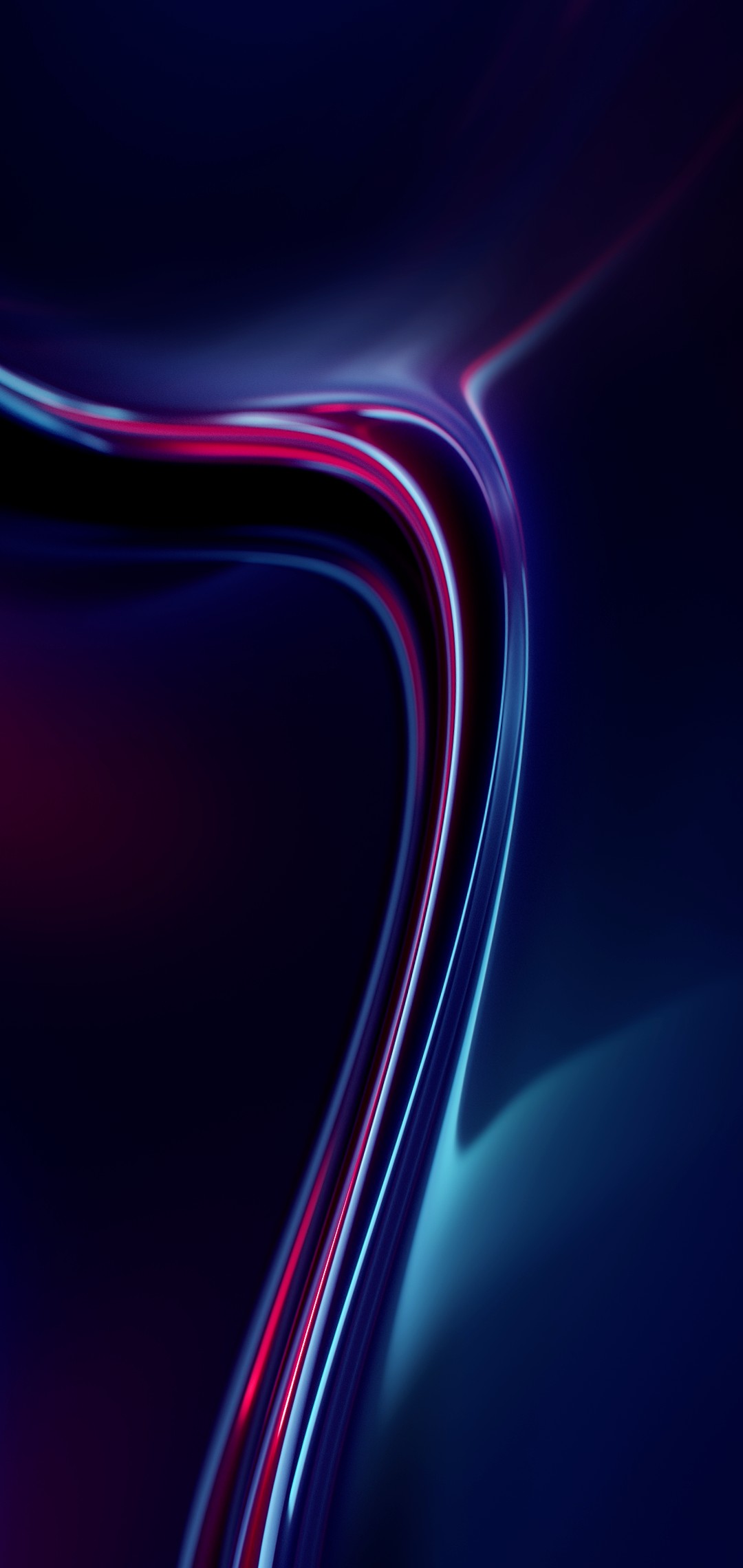 青 ピンクに光る金属 Moto G8 Plus Androidスマホ壁紙 待ち受け スマラン