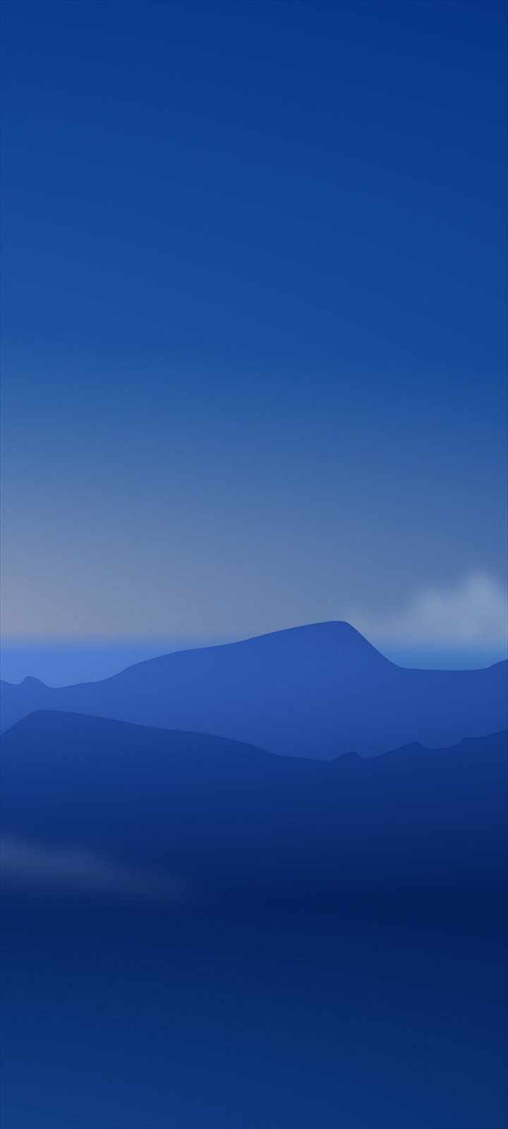 綺麗な青い山と空 Moto E7 Power Androidスマホ壁紙 待ち受け スマラン
